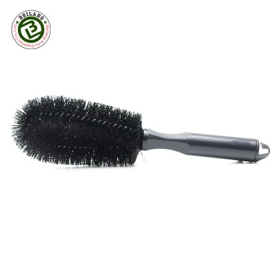 Black Soft  Bristle Industrial Car Wheel  Wash Detailing Brush for Electric Car Washing