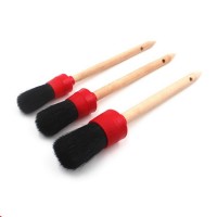 Wooden / plastic handle car wash wheel brush